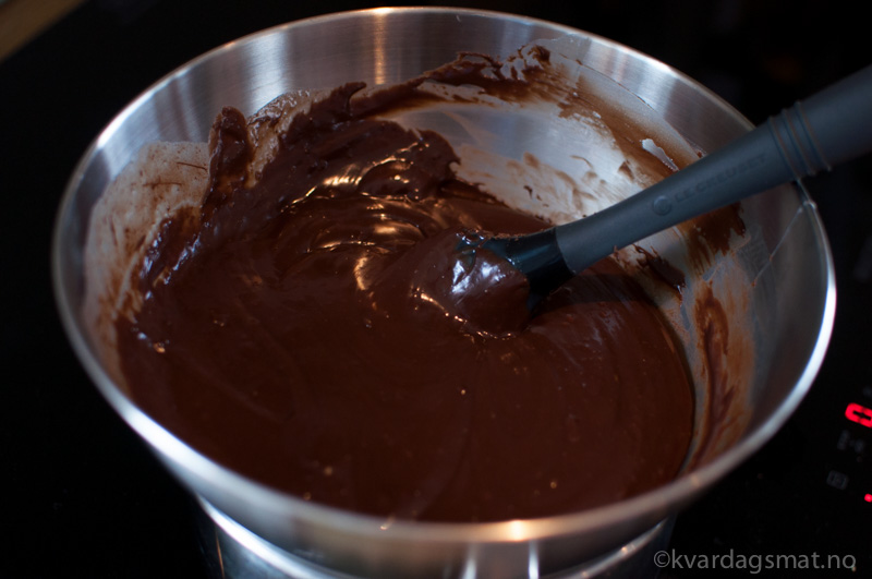 hvordan smelte sjokolade